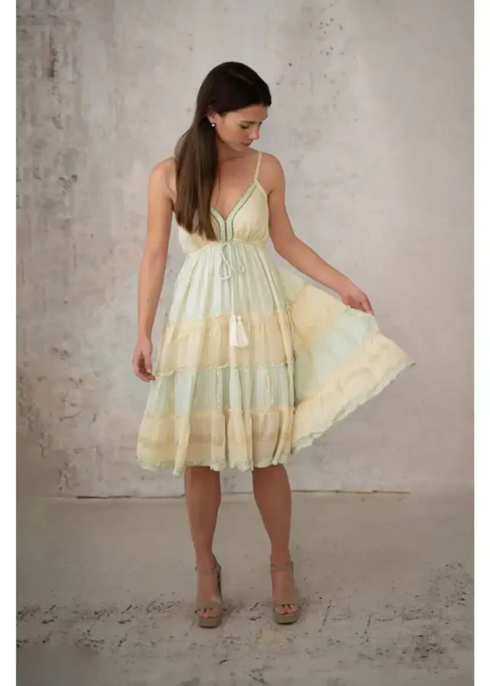 Lula Natura Marra Dress Aquamarine