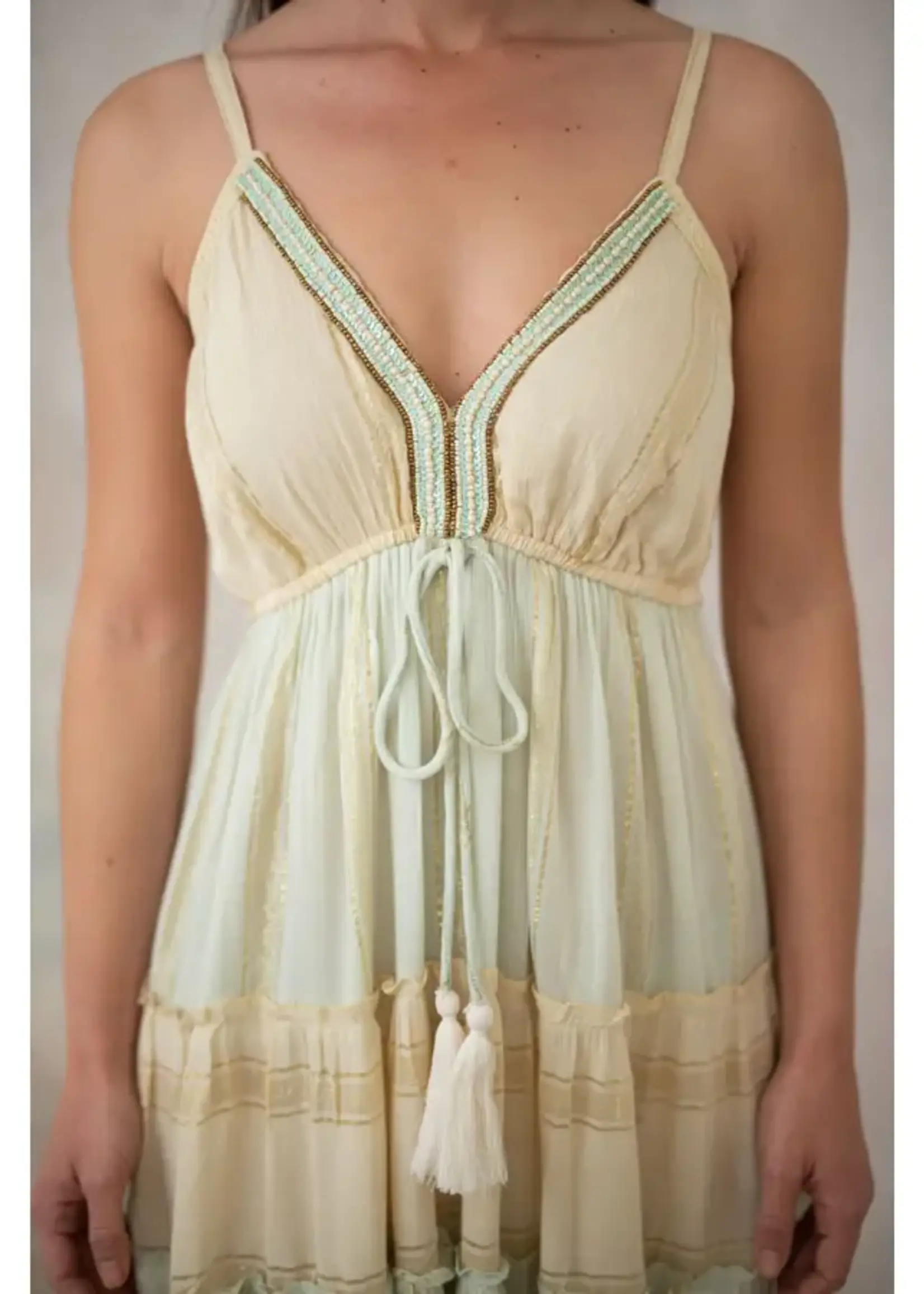 Lula Natura Marra Dress Aquamarine