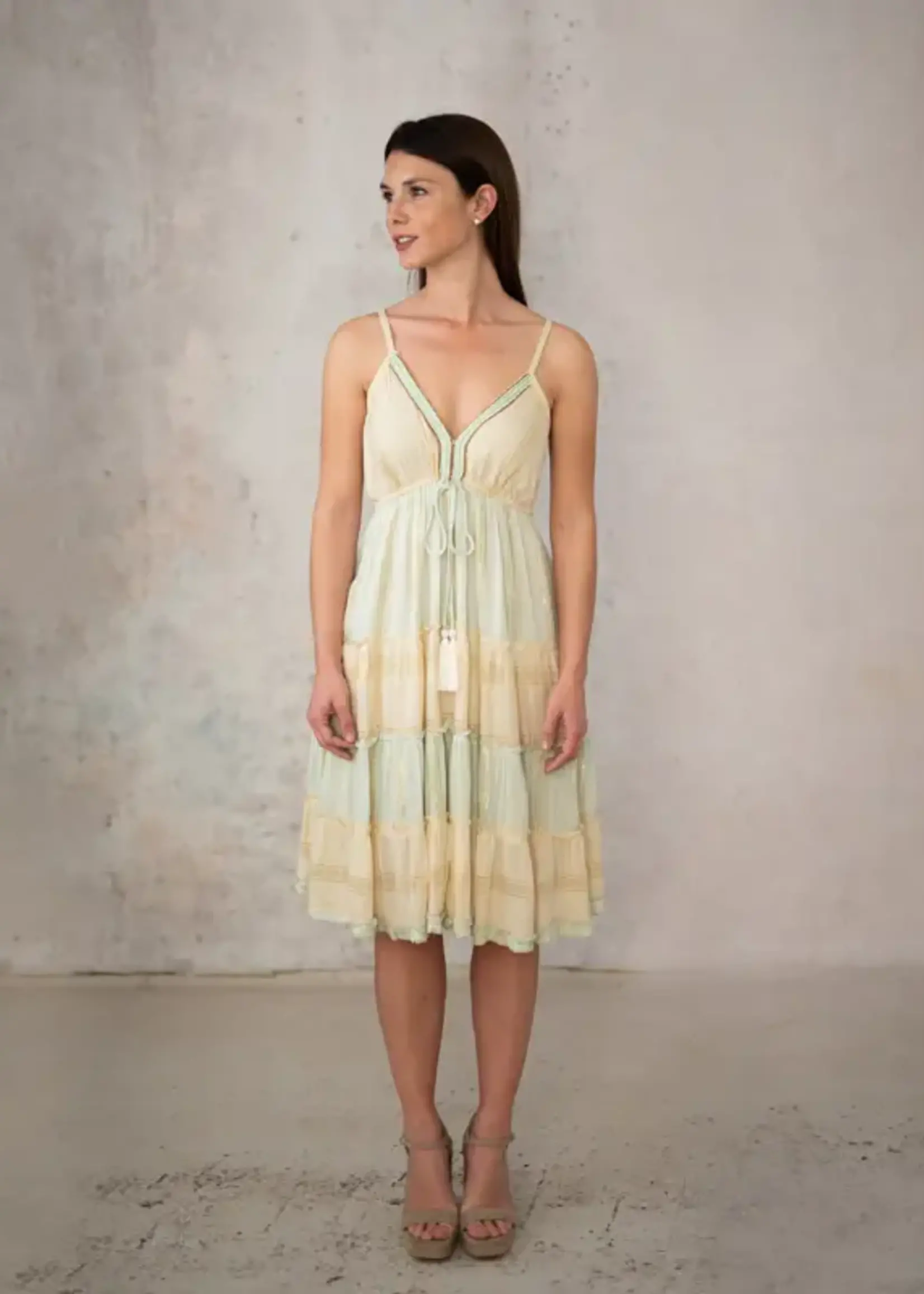 Lula Natura Marra Dress Aquamarine