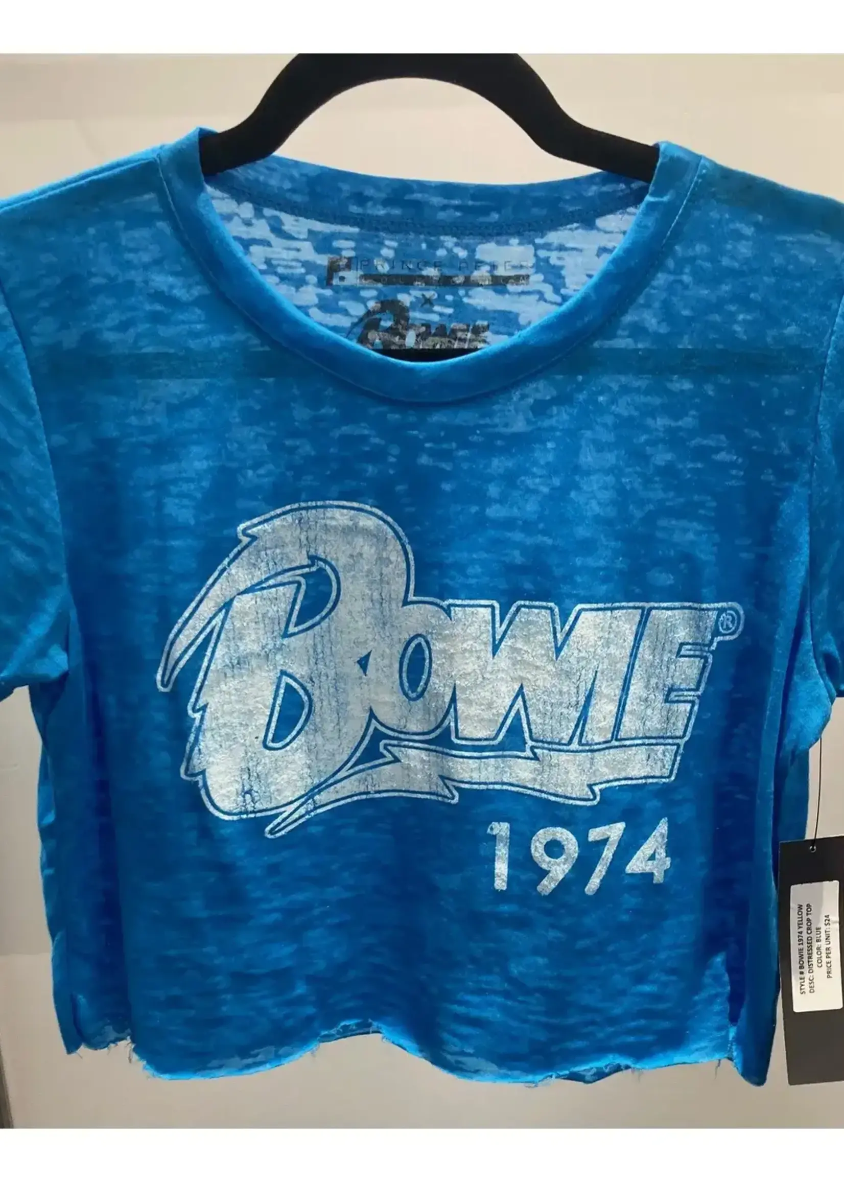Prince Peter Collection Bowie 74 Tour Crop Blue