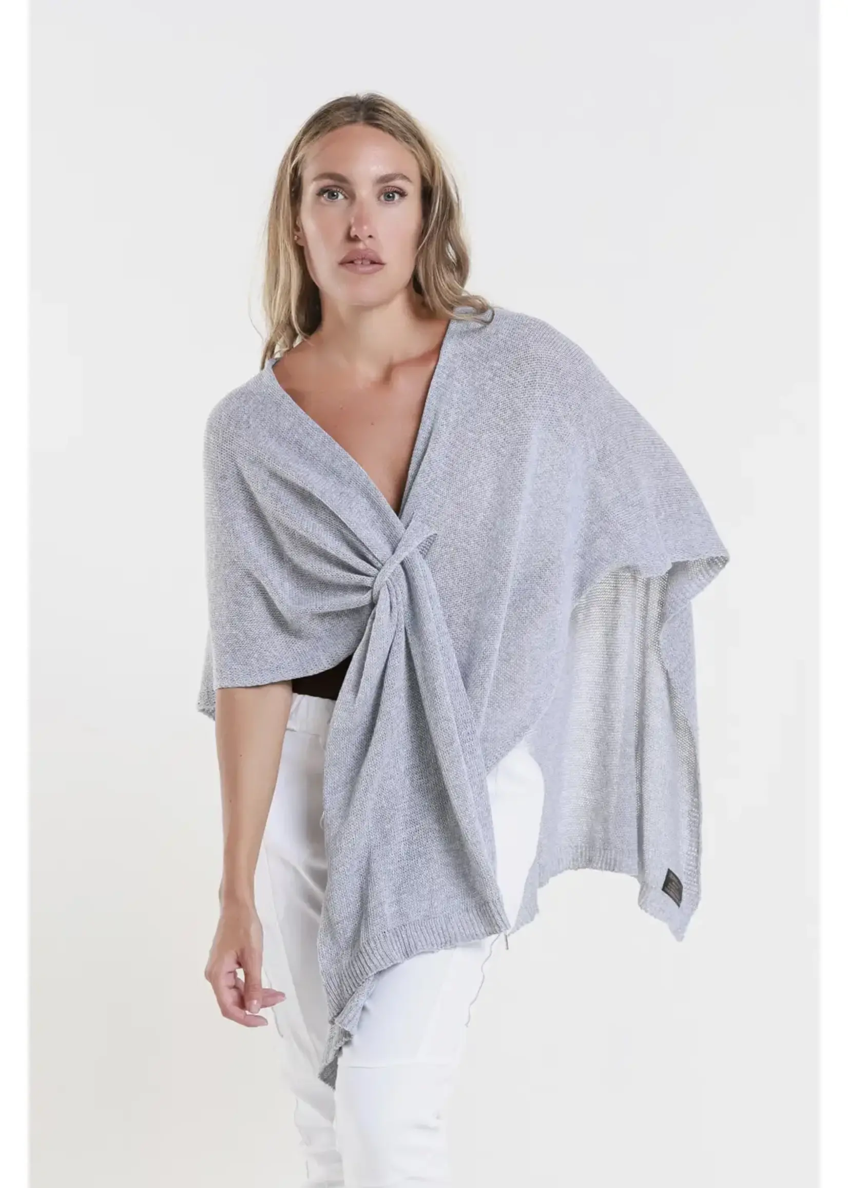 TINA Stephens Aliya Multi Way Cotton Blend Wrap