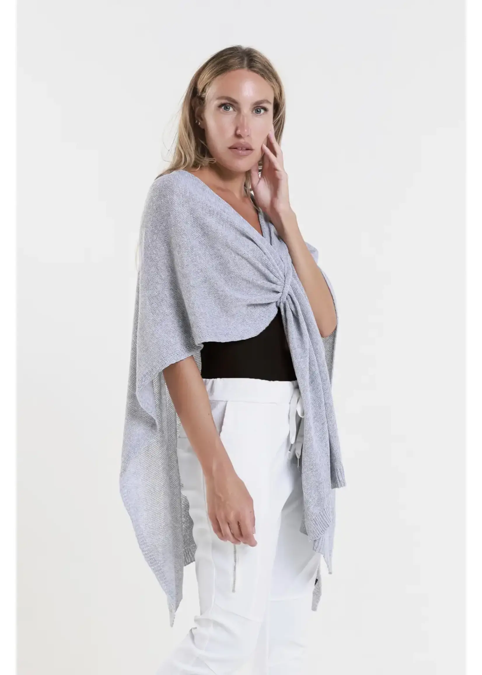 TINA Stephens Aliya Multi Way Cotton Blend Wrap