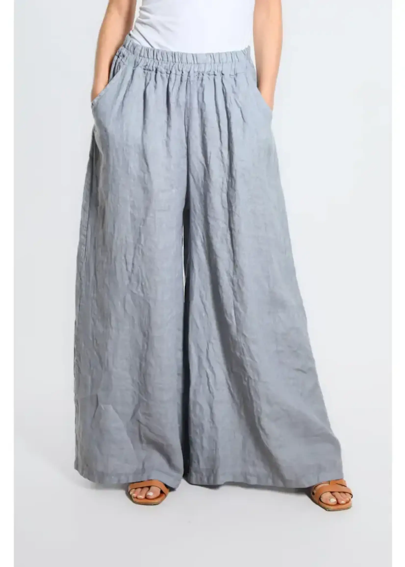TINA Stephens Angelena Wide Leg Linen Pant