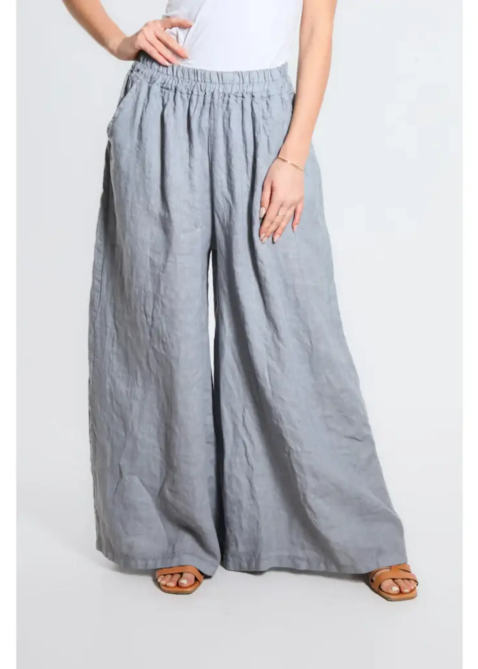 TINA Stephens Angelena Wide Leg Linen Pant