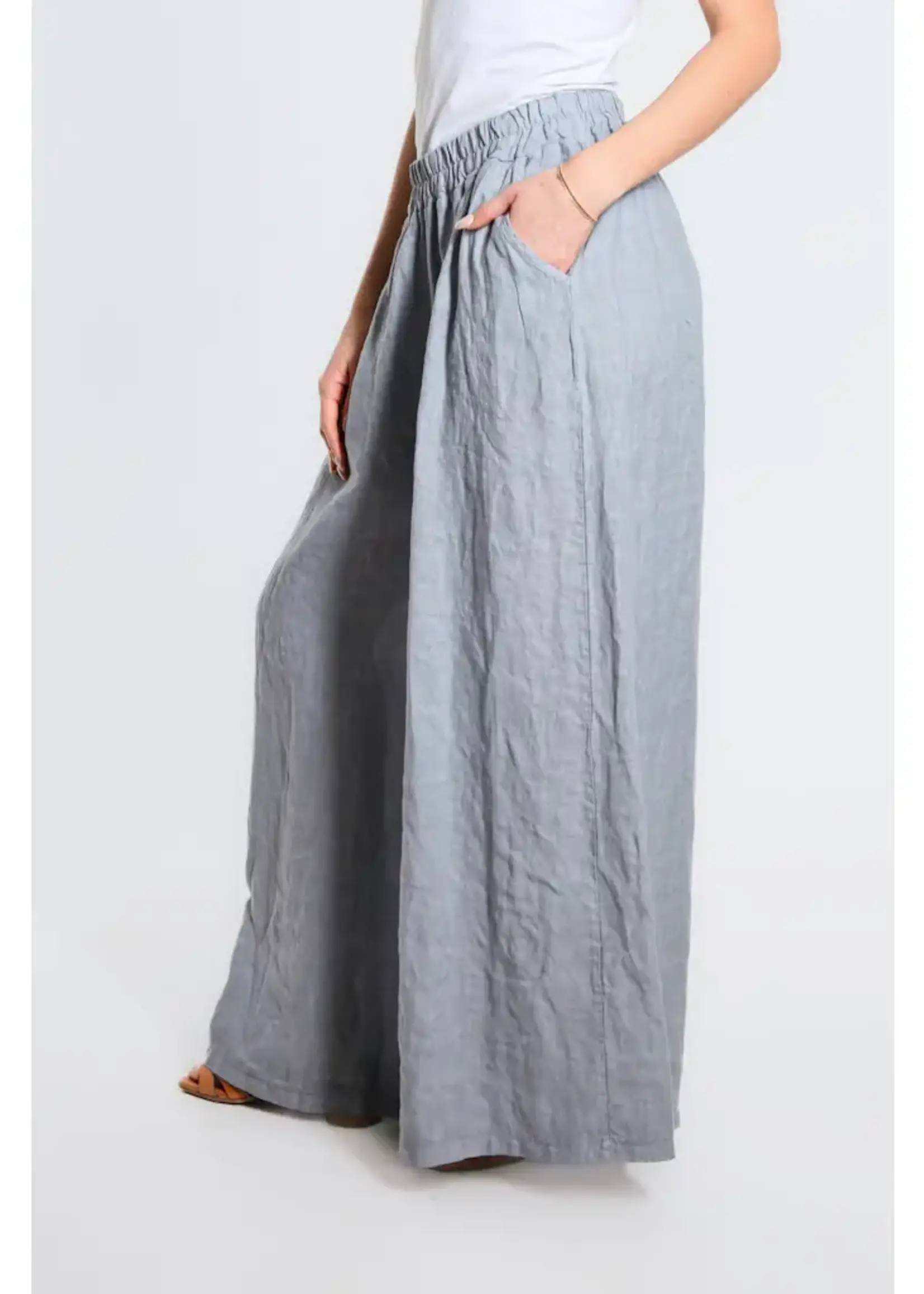 TINA Stephens Angelena Wide Leg Linen Pant