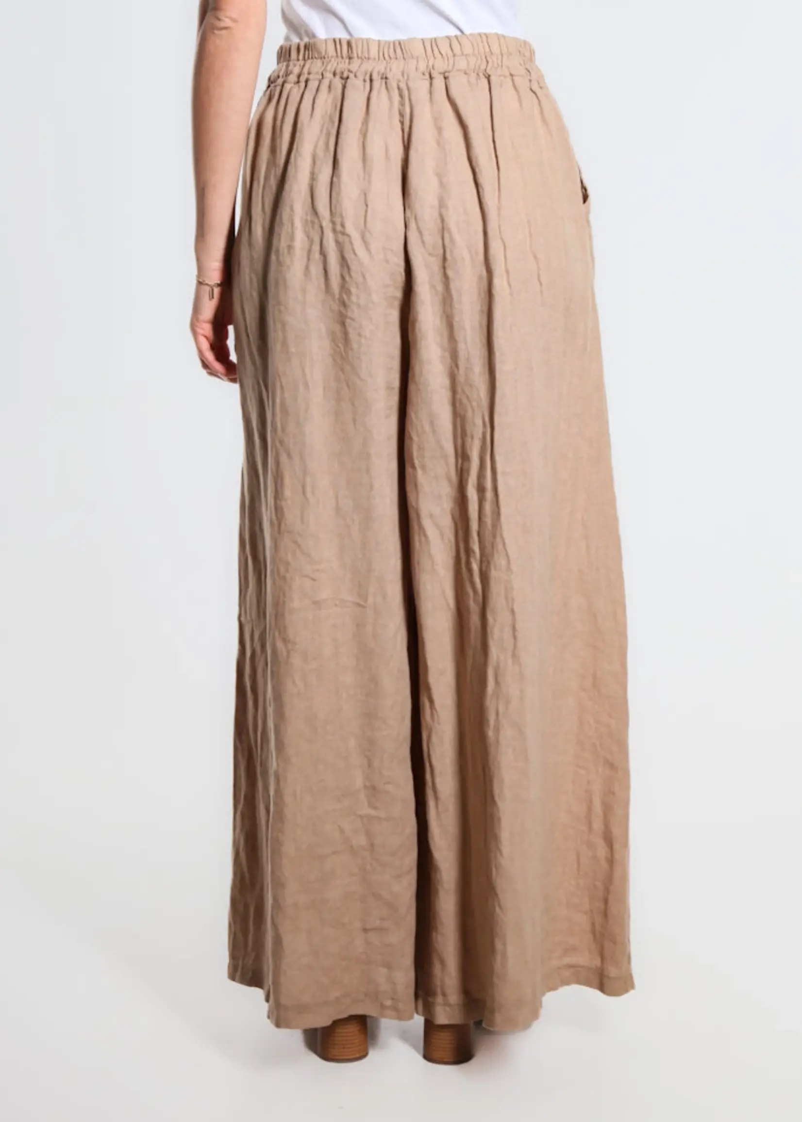 TINA Stephens Angelena Wide Leg Linen Pant