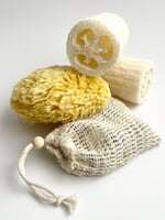 Nectar Republic Exfoliating Sisal Soap Bag w/Wooden Bead