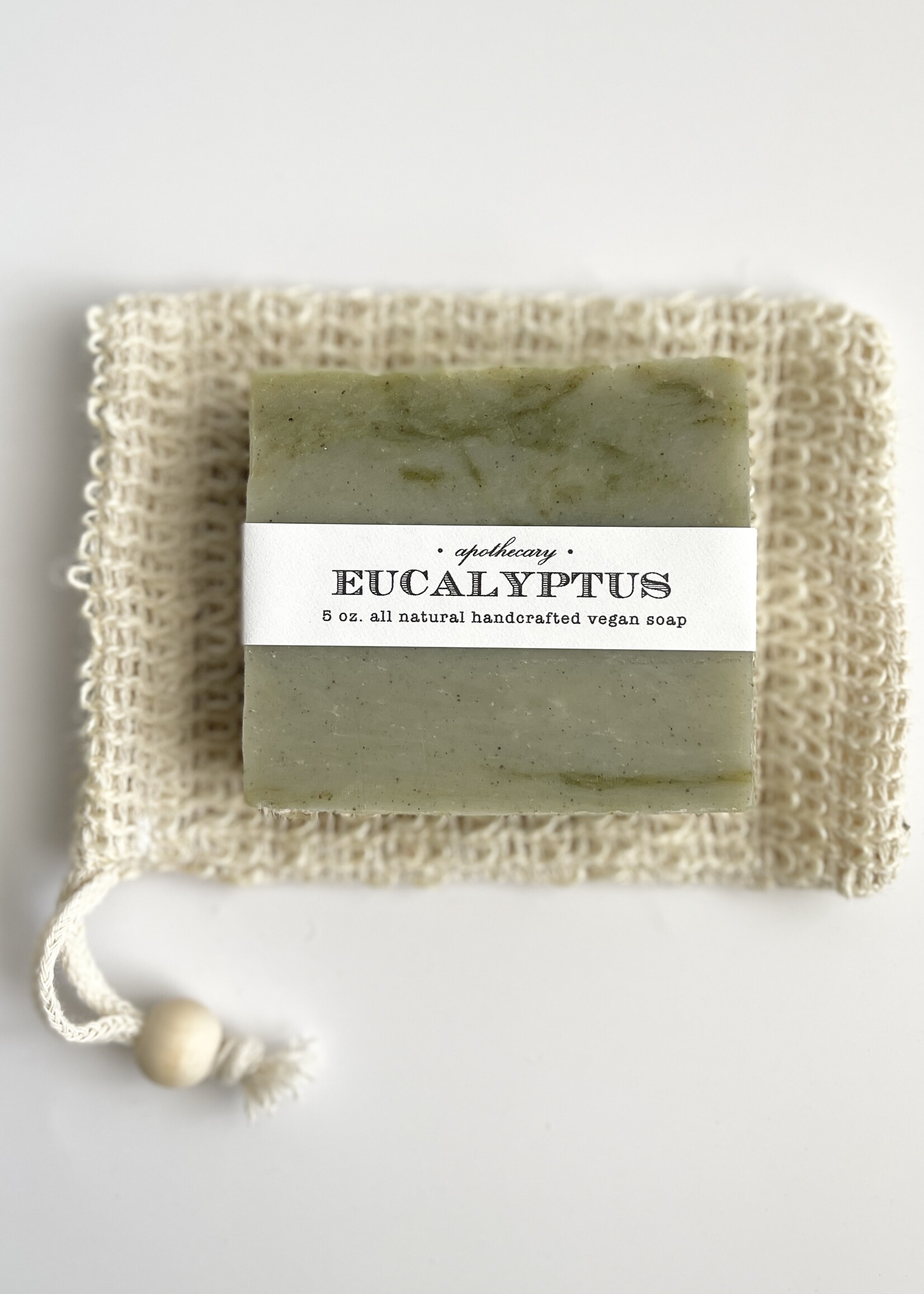 Nectar Republic Exfoliating Sisal Soap Bag w/Wooden Bead