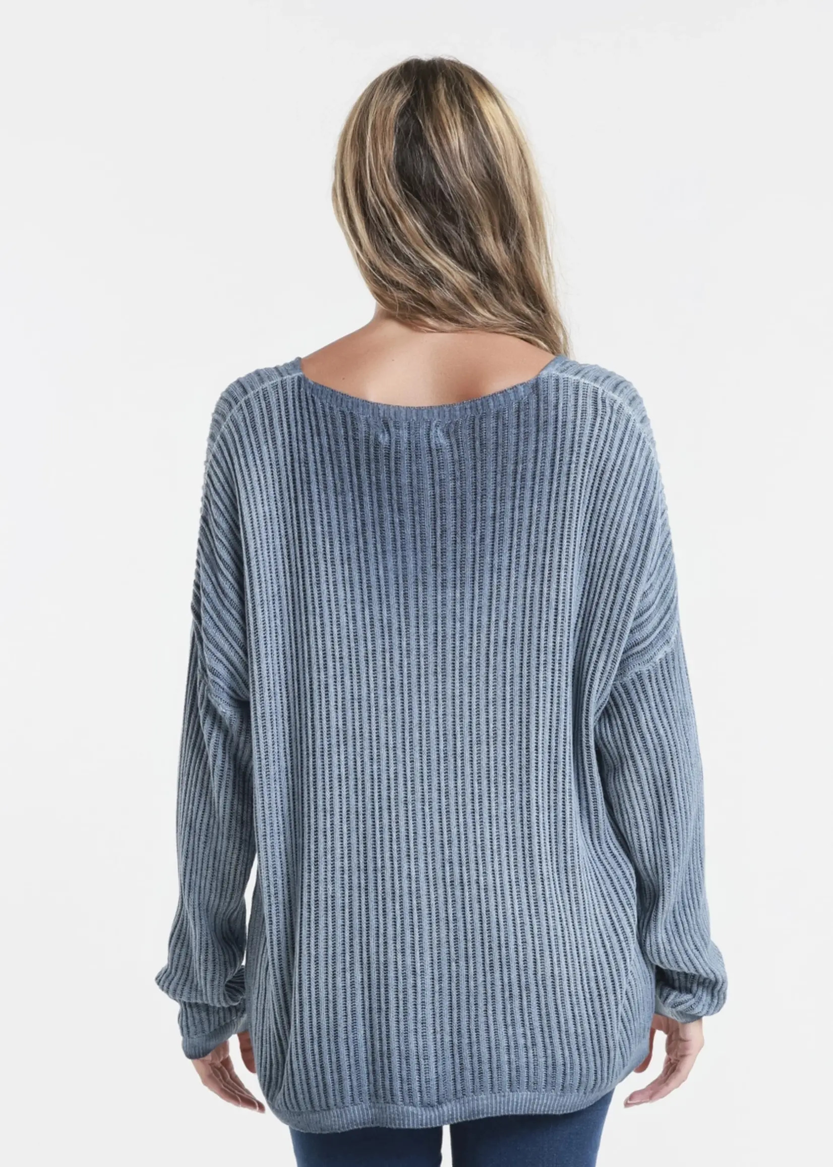 TINA Stephens Gabrielle Seriously Soft V-Neck Knit Sweater