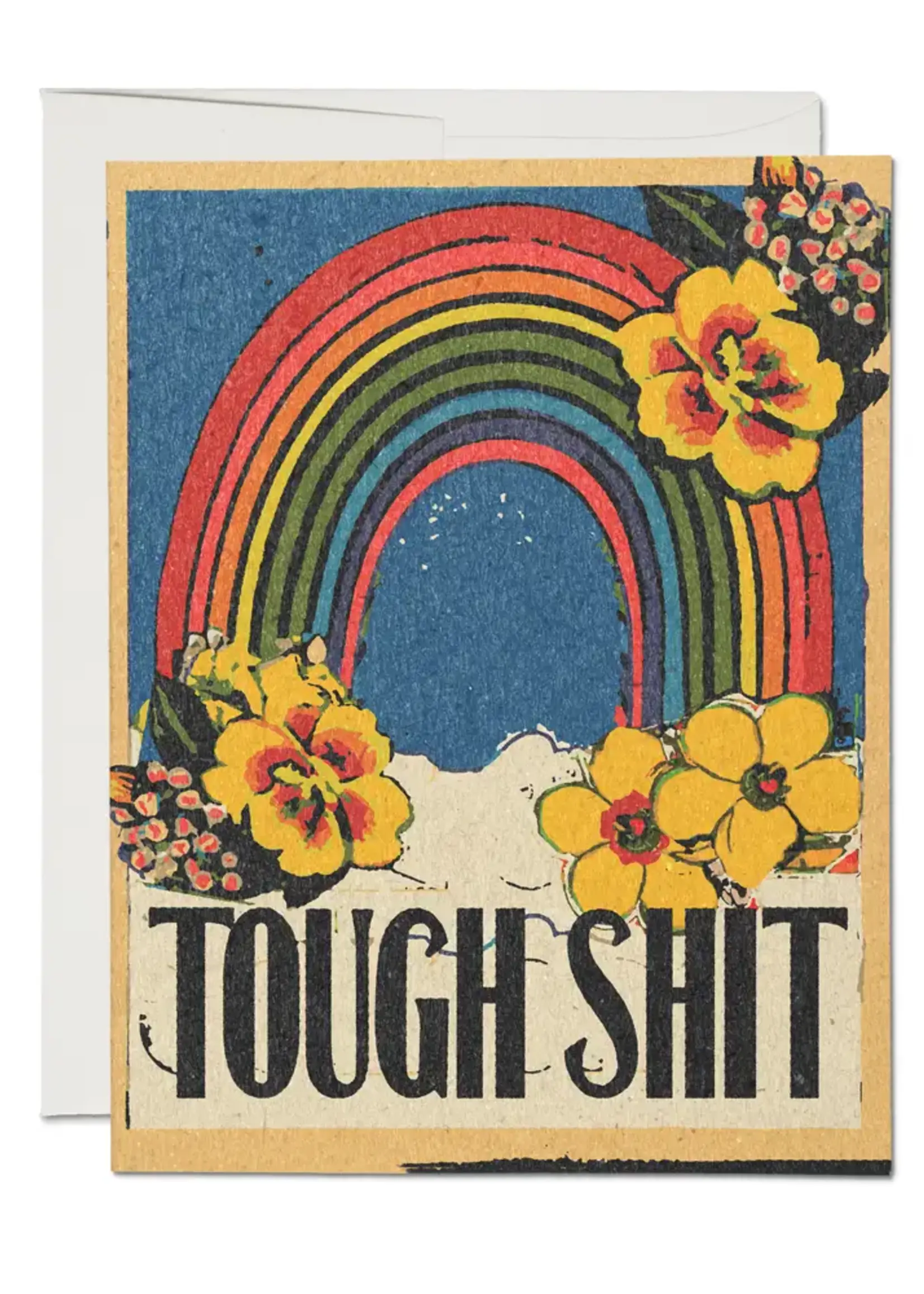 Red Cap Cards Tough Shit Card