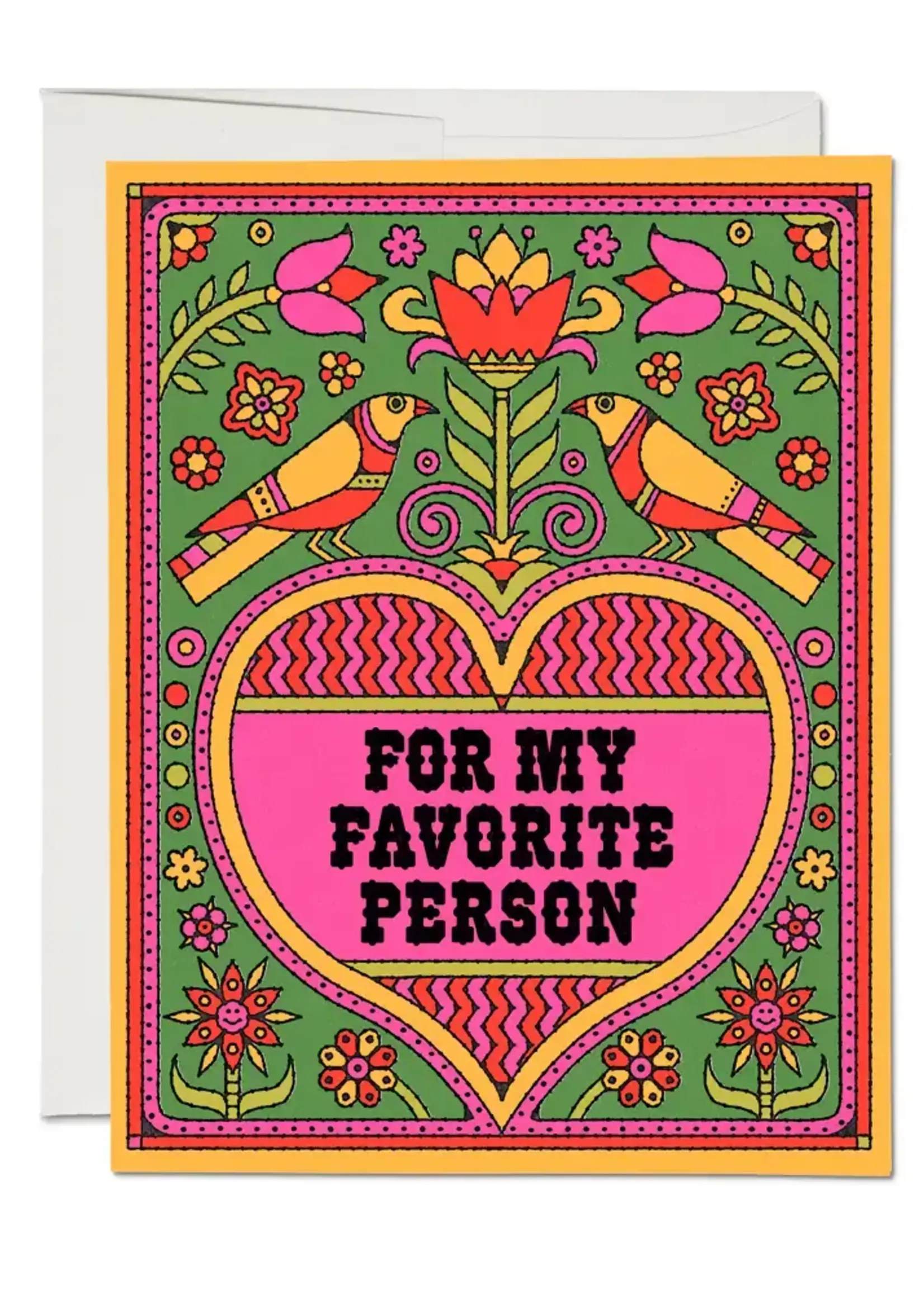 Red Cap Cards Favorite Person Card