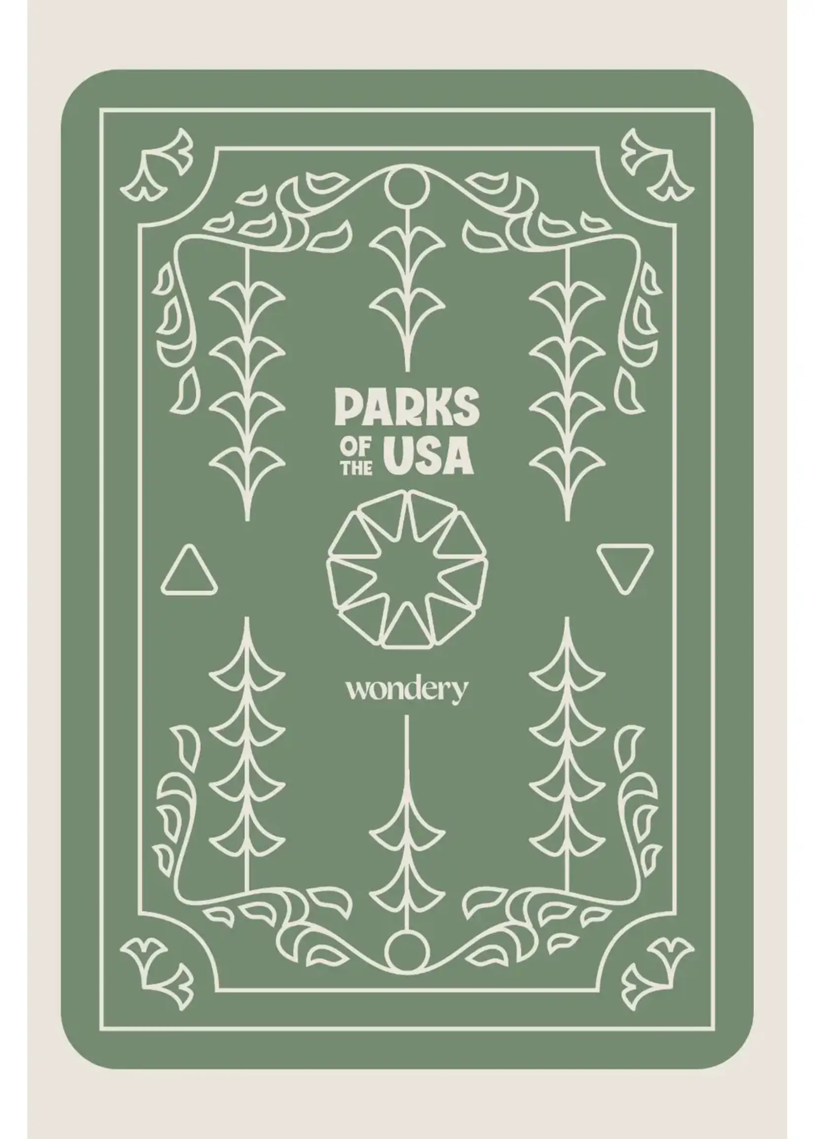 Wondery Parks of the USA Playing Cards