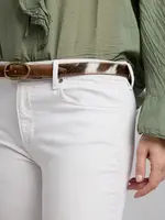 CobbleStone Living Silvia Leather Belt Pony