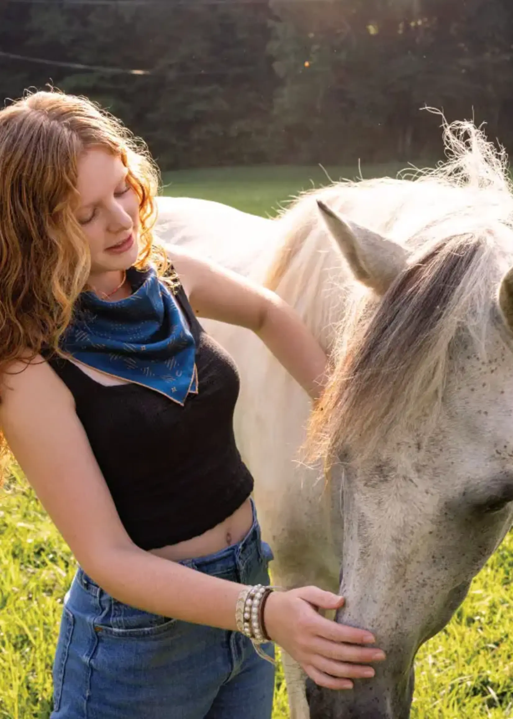 Jenni Earle Hell Yeah Silk Scarf