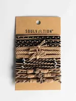 Soulvation Boho Hair Tie Bracelets Bohemian Pack
