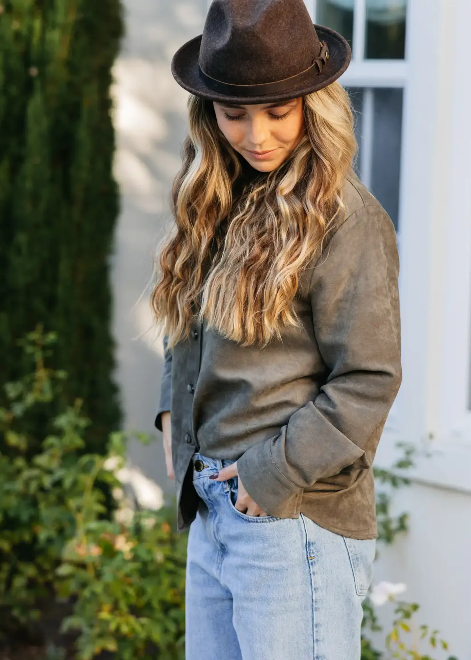 Peter Grimm Gideon Wool Fedora Hat