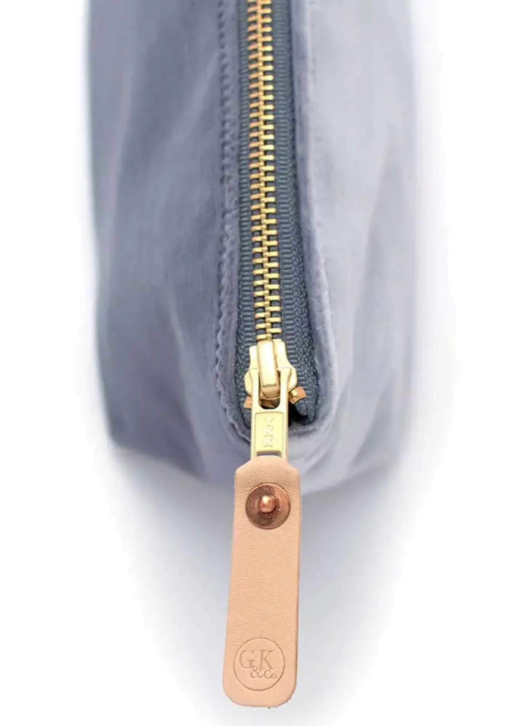 General Knot & Co. Velvet Travel Clutch Cloudy
