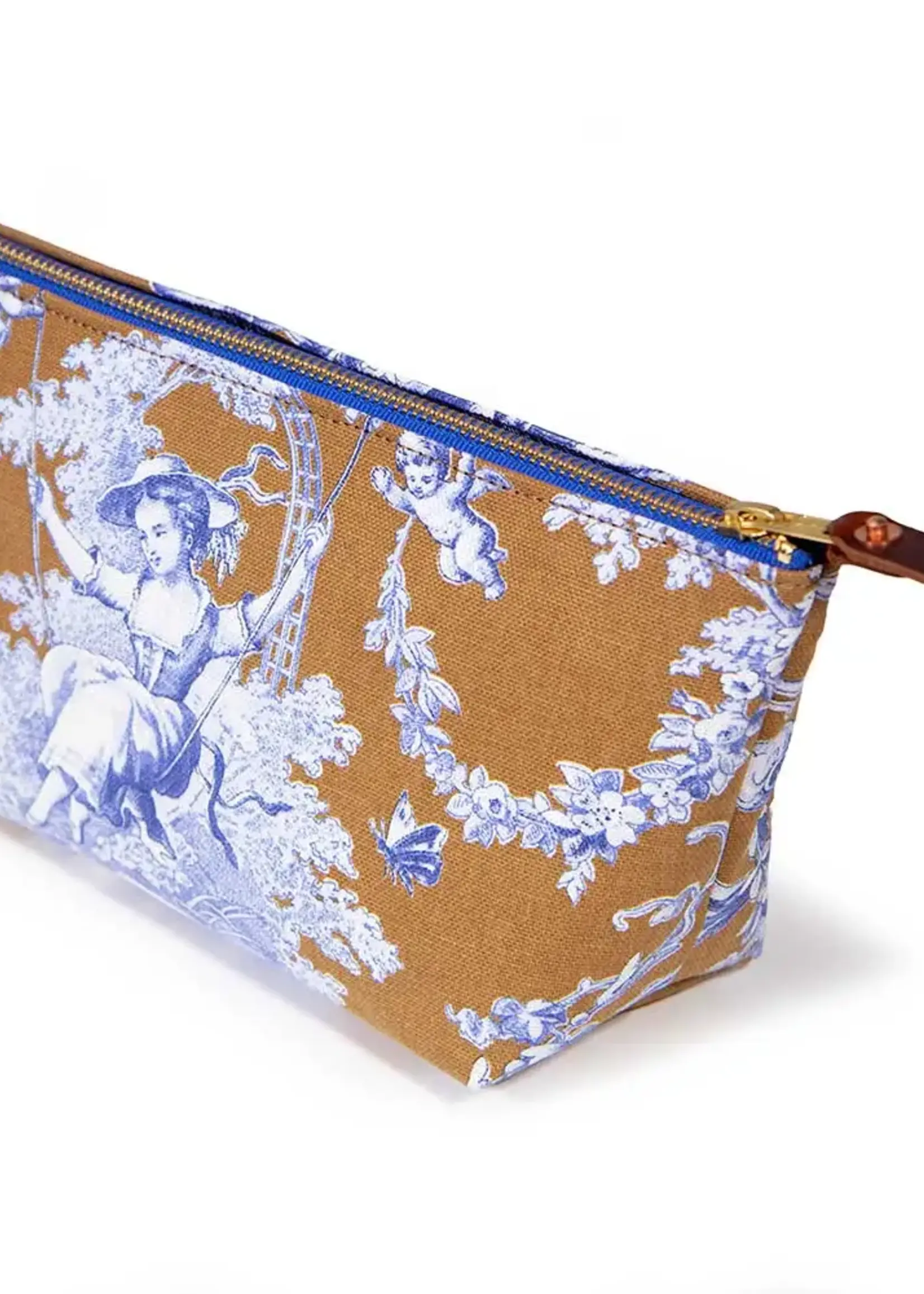General Knot & Co. Oak & Ink Toile Travel Clutch