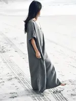 Beachwood Baby The Kaftan Jumpsuit Storm