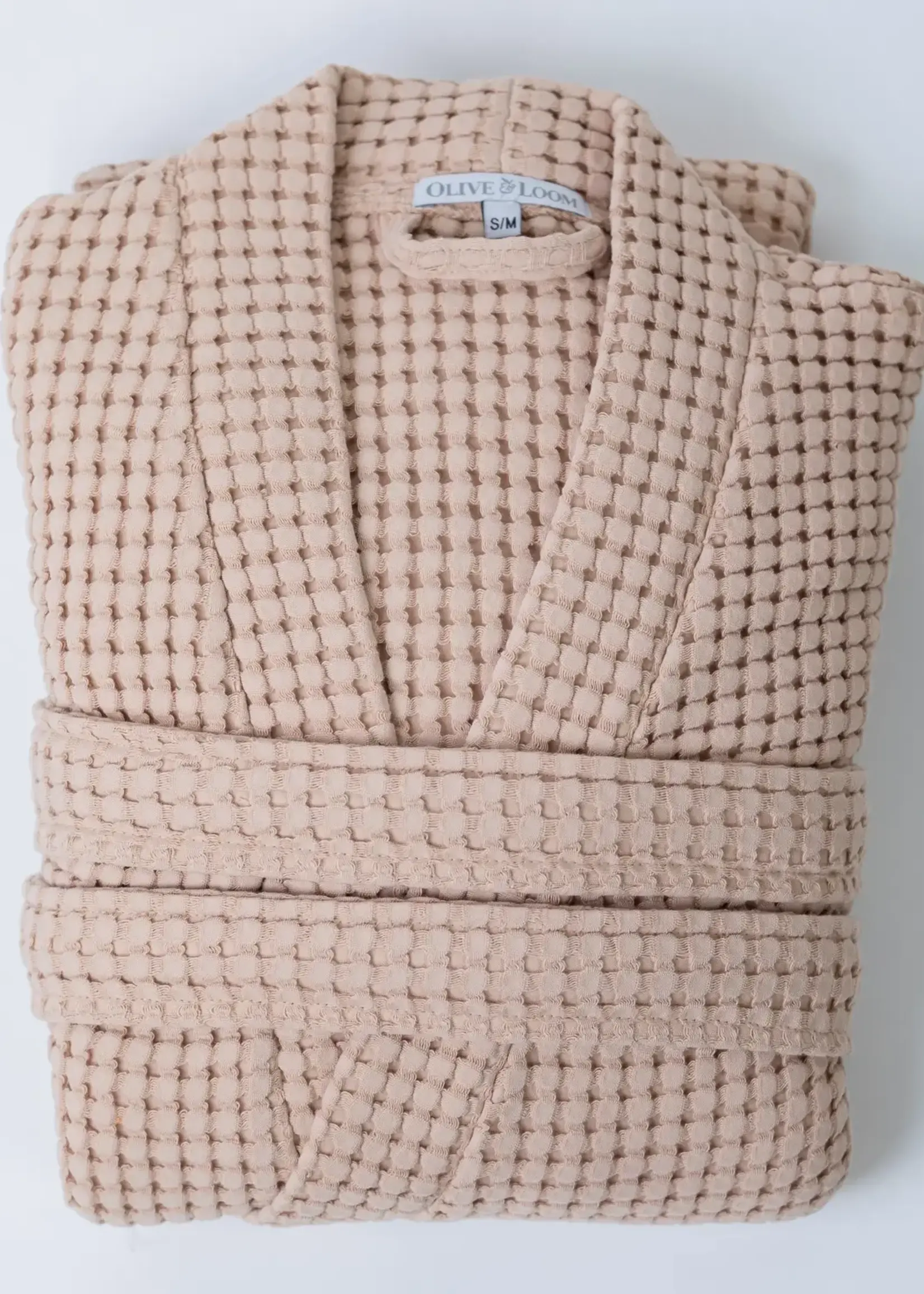 Olive & Loom Turkish Cotton Waffle Robe