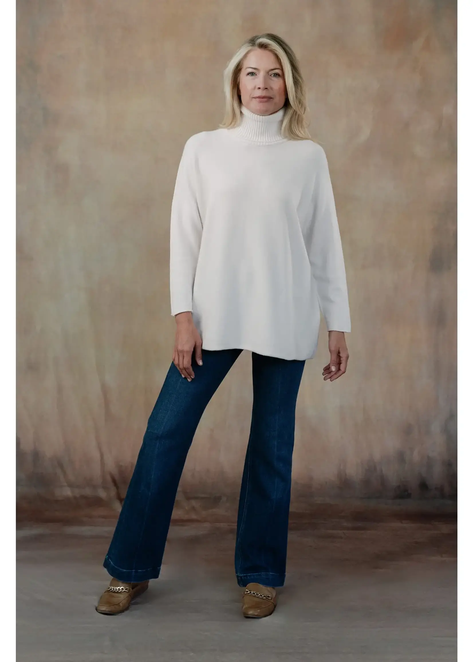 CobbleStone Living Clara Turtleneck Sweater