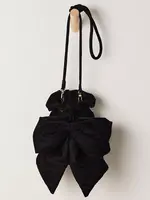 Free People Belle Velvet Bow Bag
