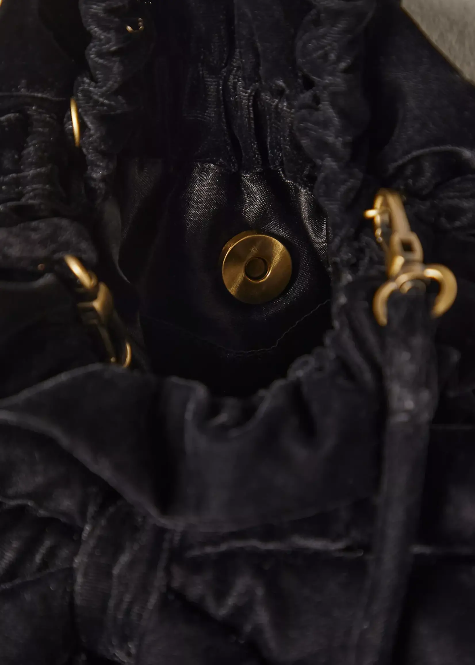 Free People Belle Velvet Bow Bag
