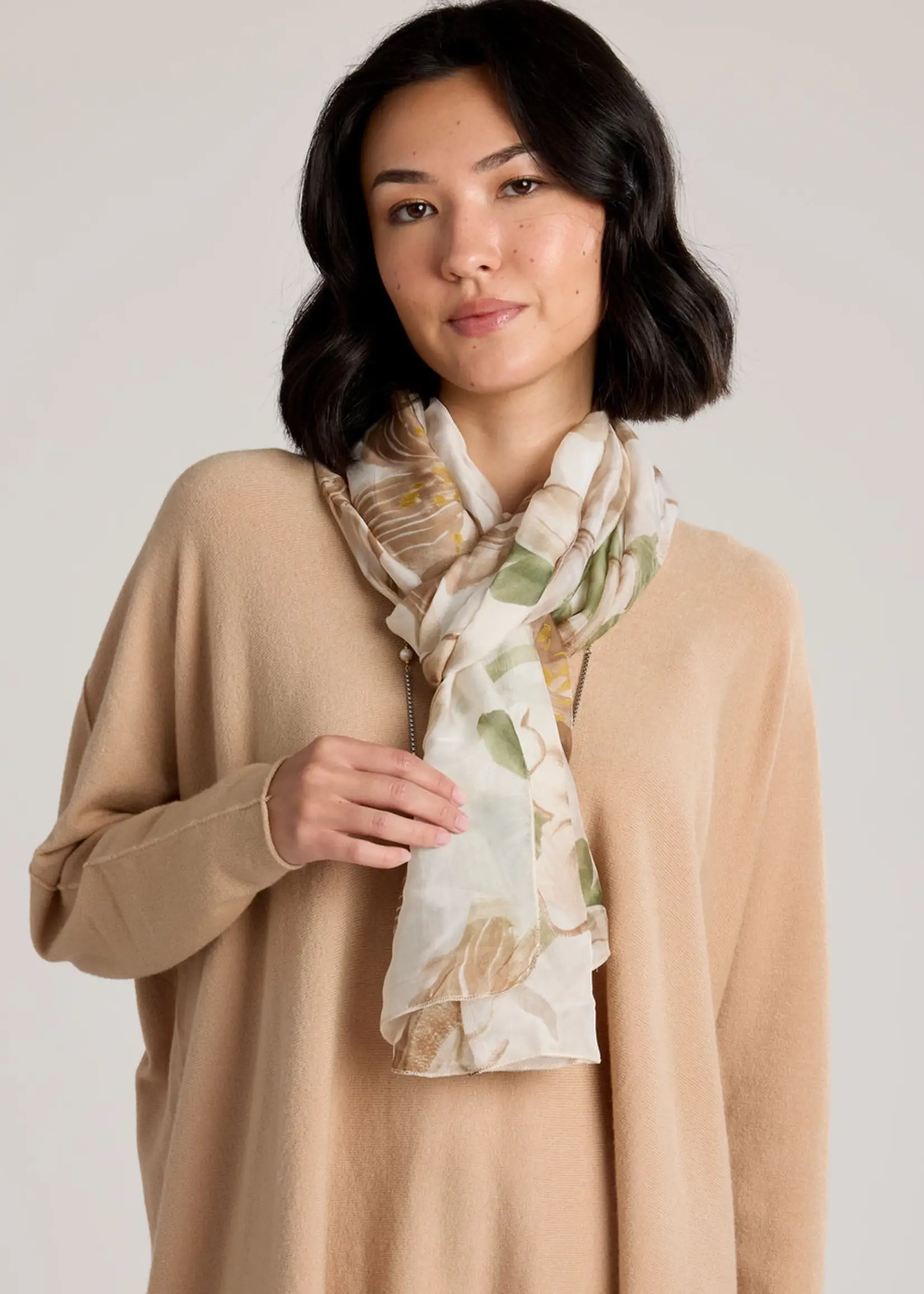 CobbleStone Living Claudia Knit V-Neck Sweater