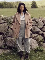 Free People Ari Wool Peacoat