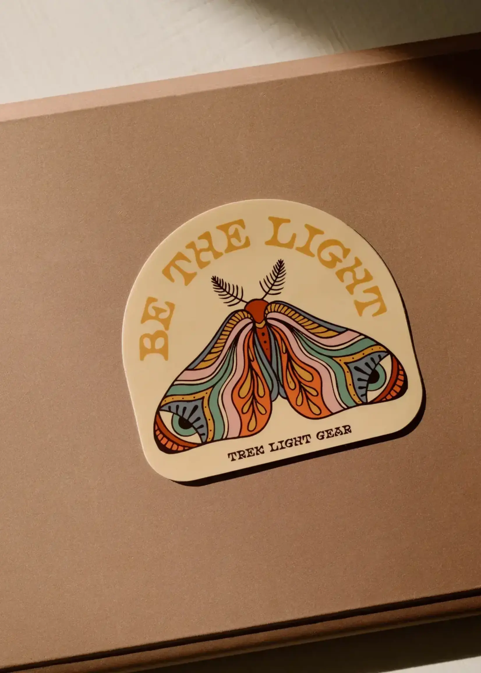 Trek Light Be The Light Moth Sticker