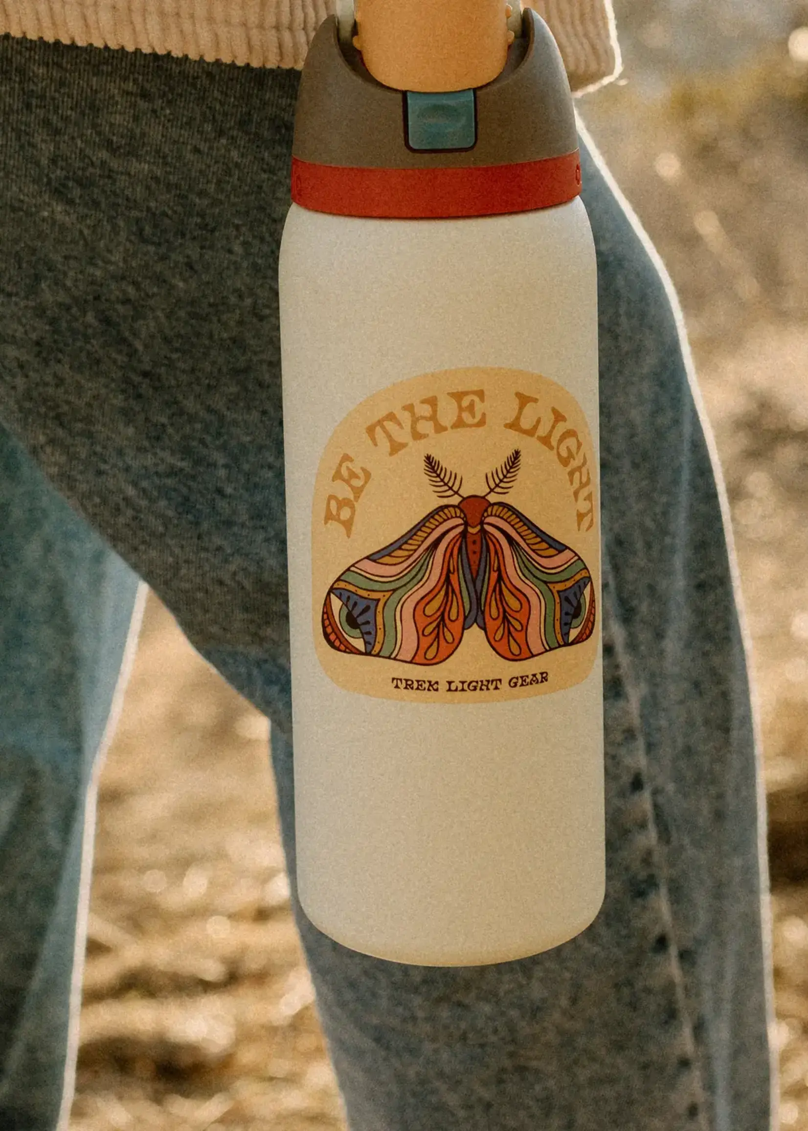 Trek Light Be The Light Moth Sticker