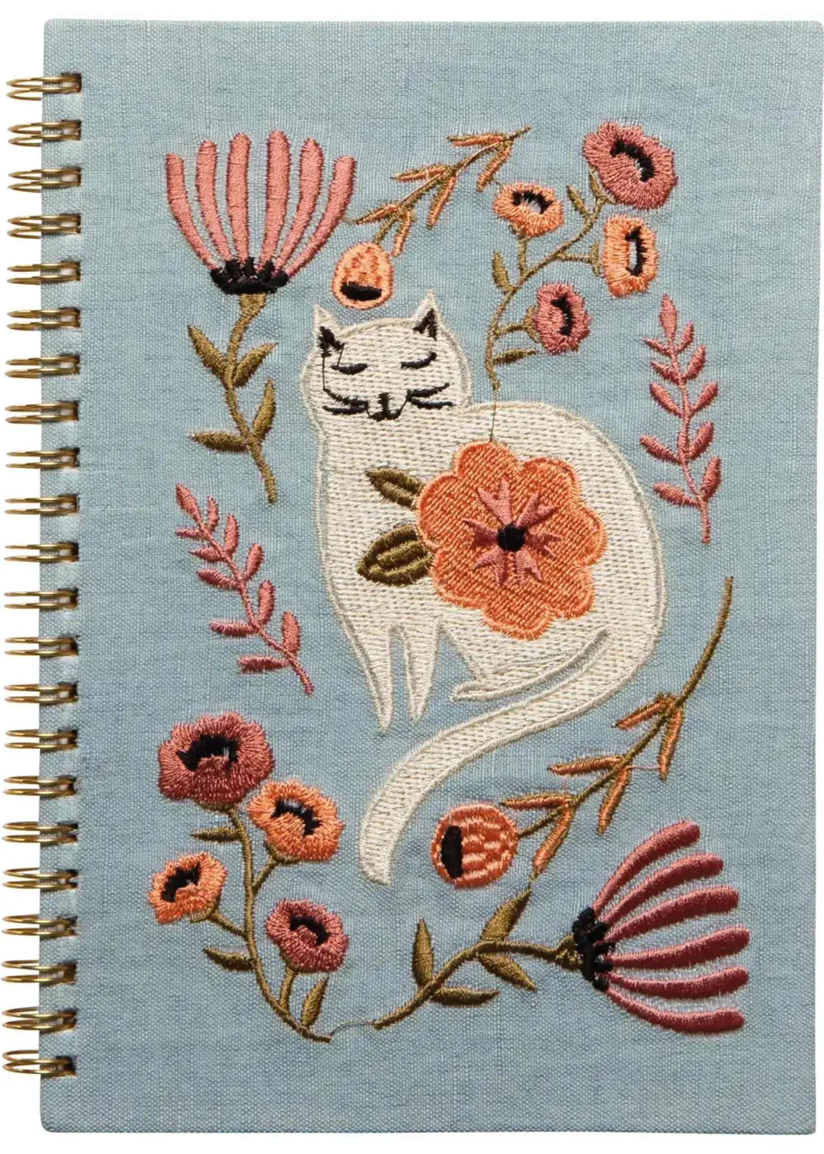 Danica Studio Catbloom Embroidered Notebook