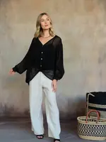 CobbleStone Living Milani Italian Silk Top