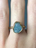 Emilie Shapiro Guardian Ring - Aquamarine 7.5