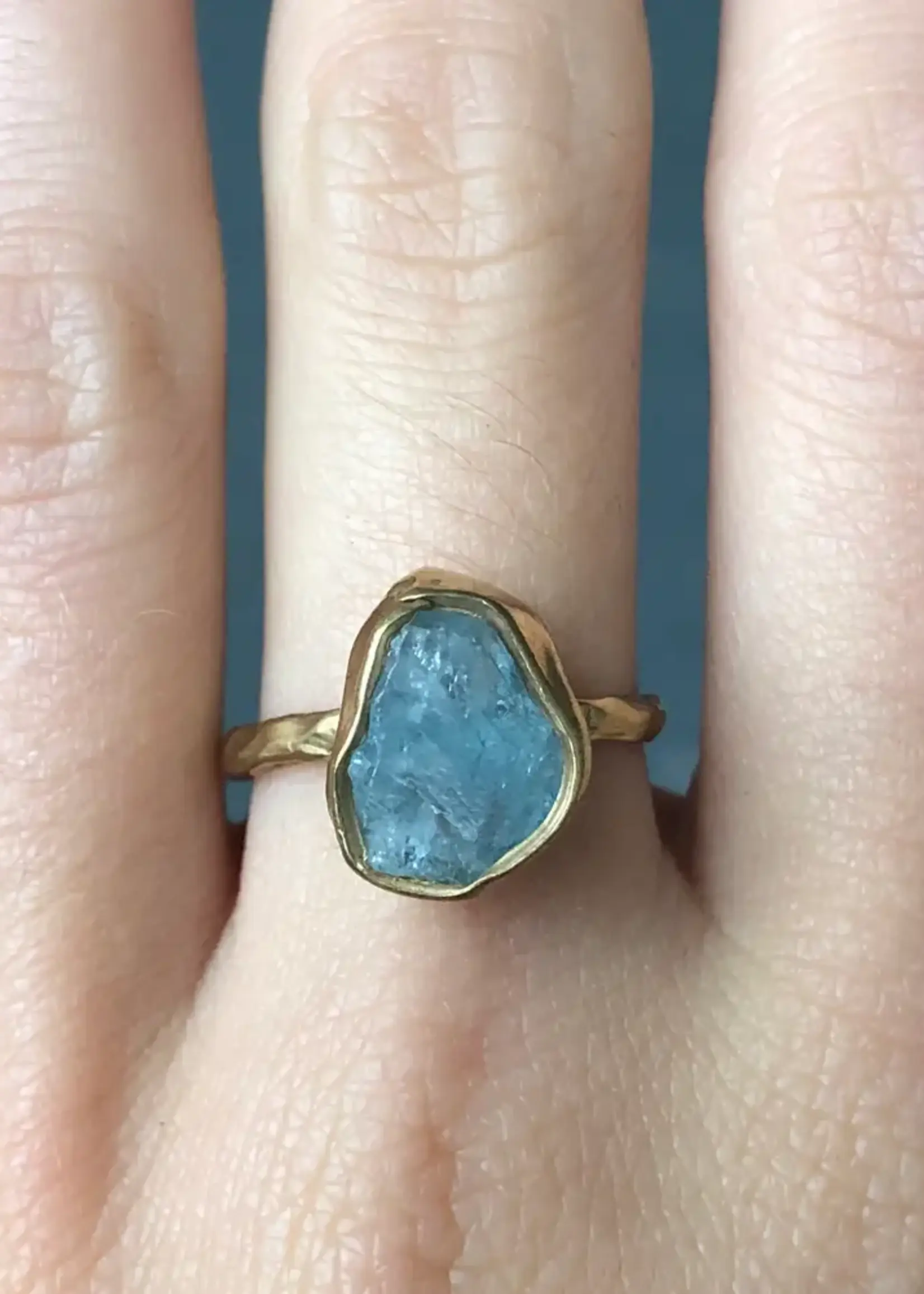 Emilie Shapiro Guardian Ring - Aquamarine 7.5