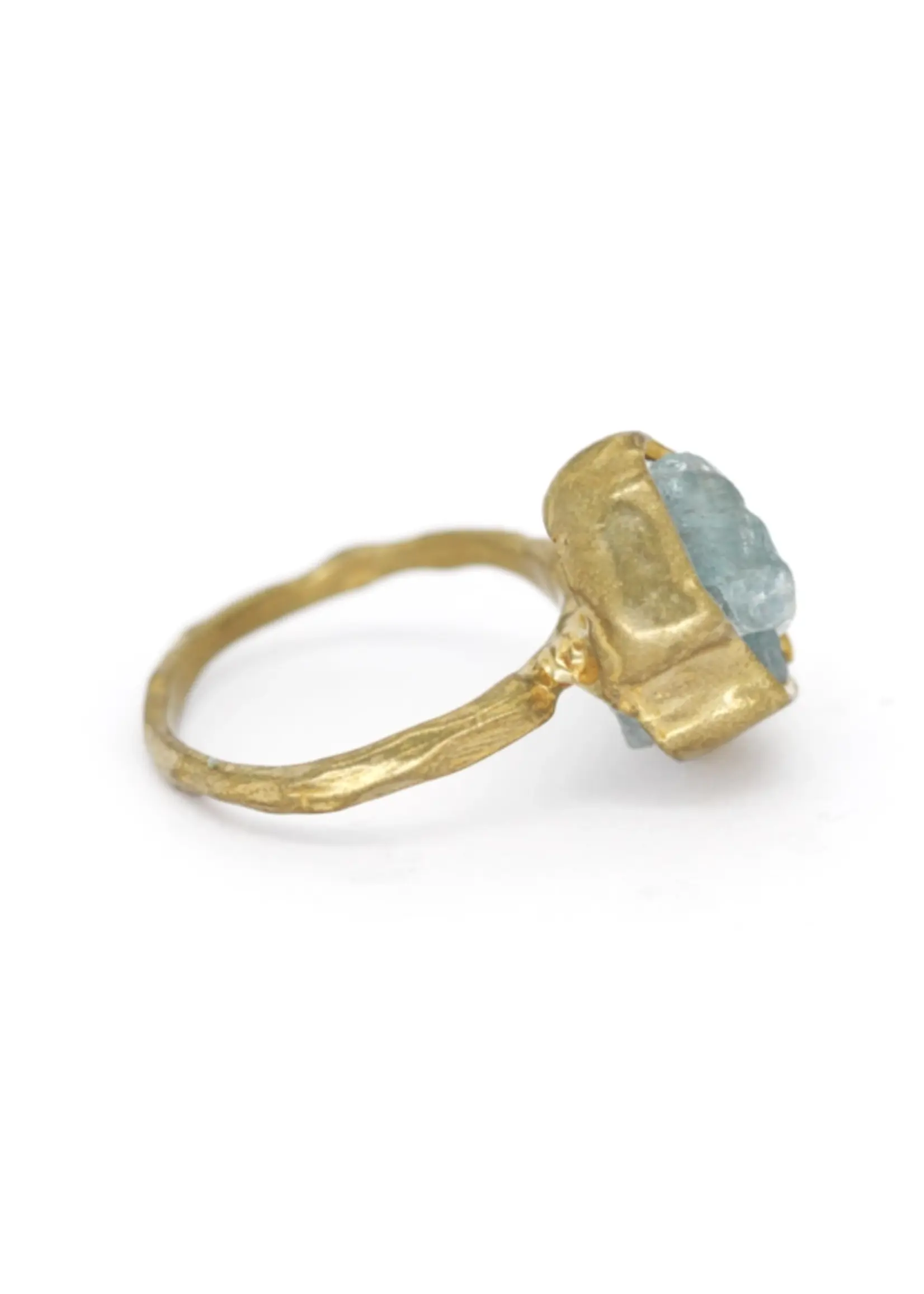 Emilie Shapiro Guardian Ring - Aquamarine 7.5