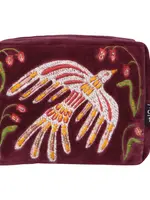 Danica Studio Plume Embroidered Pouch