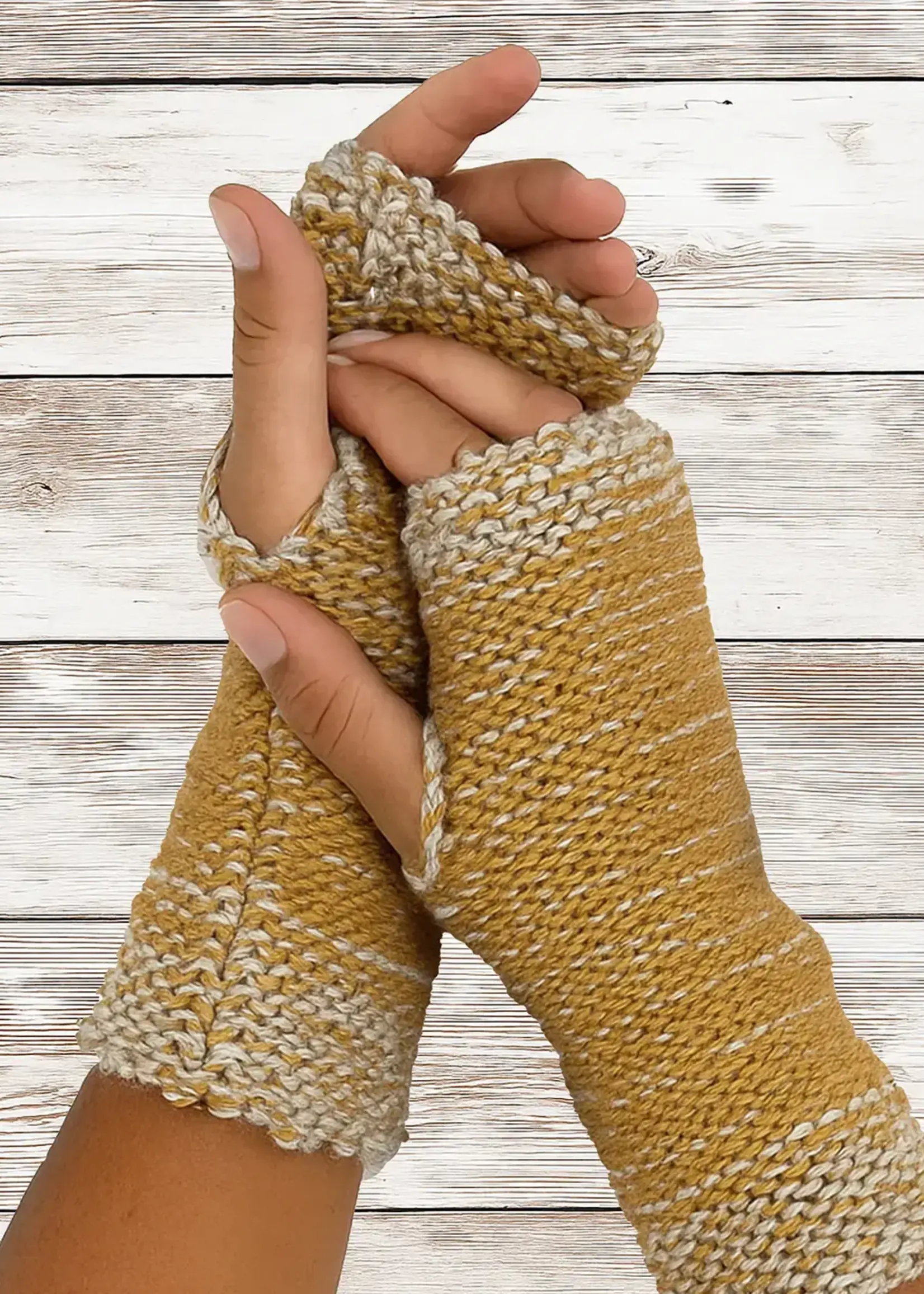 Shupaca Alpaca Trail Alpaca Gloves Sunflower