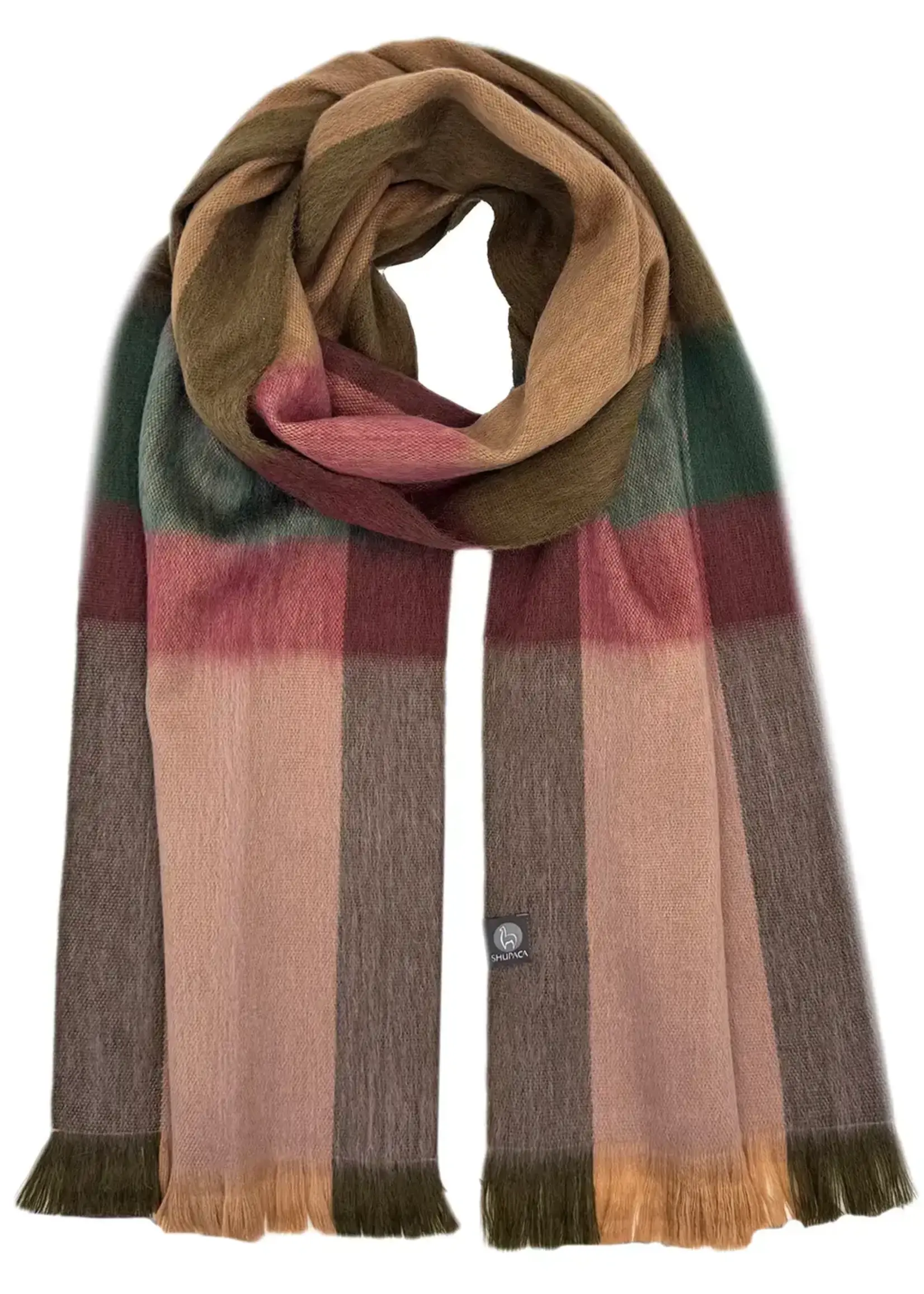 Shupaca Alpaca Alpaca Plaid Scarf