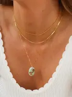 Token Jewelry Sea Drift Necklace Gold Filled 18"