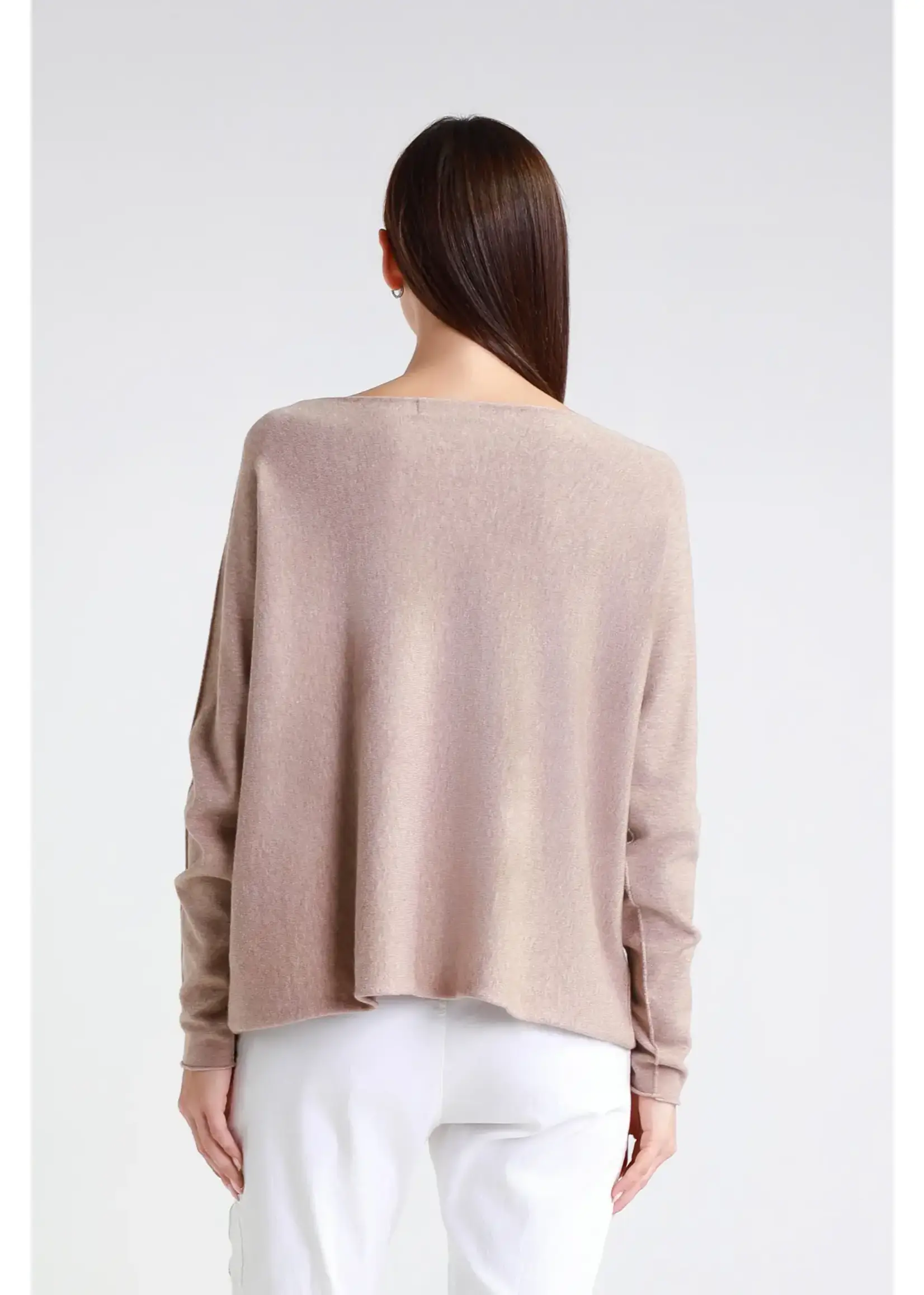 TINA Stephens Laurin Seriously Soft Jewel Neck Sweater