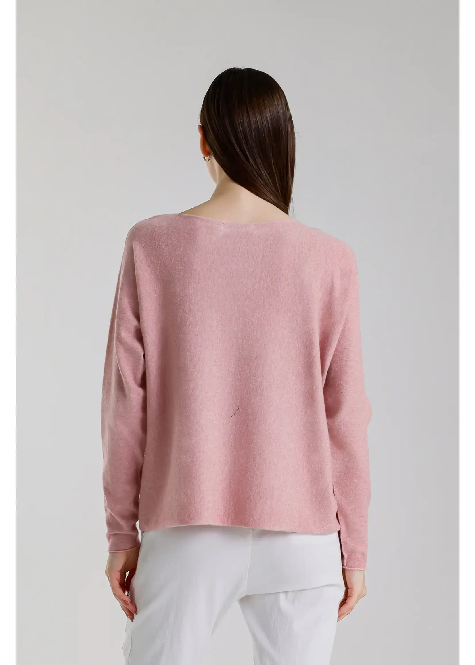 TINA Stephens Laurin Seriously Soft Jewel Neck Sweater