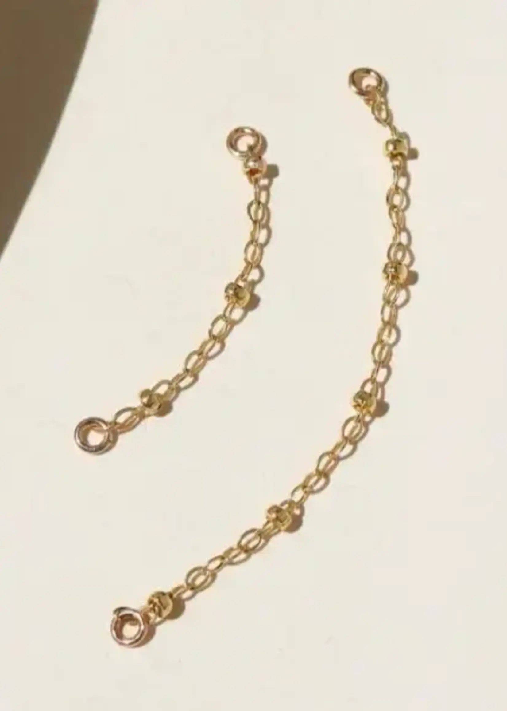 Token Jewelry Beaded Stud Connectors Small Gold Filled