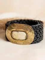 Lula Natura Cinturon Mercurio Ancho Negro