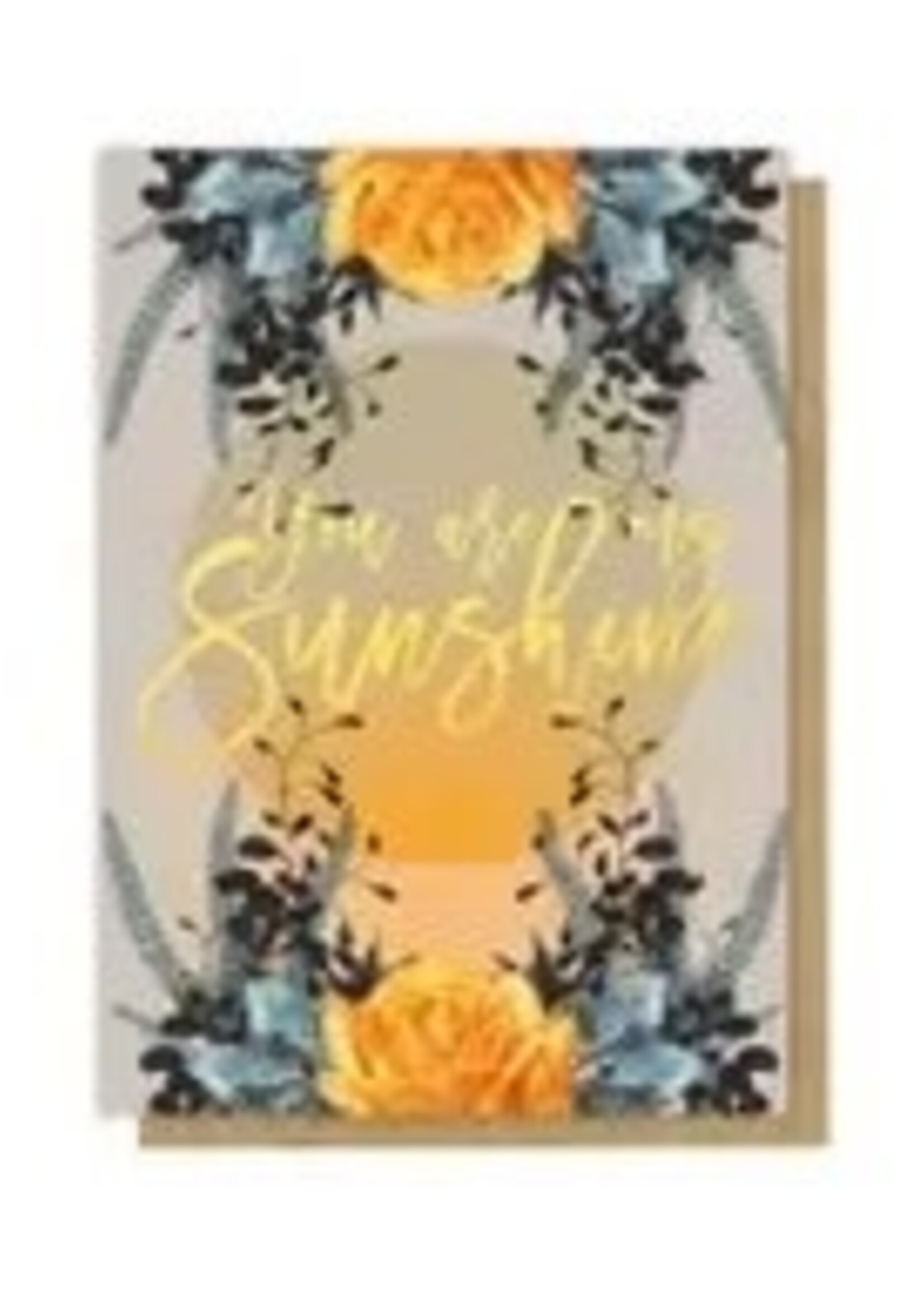 PAPAYA Sunshine Greeting Card