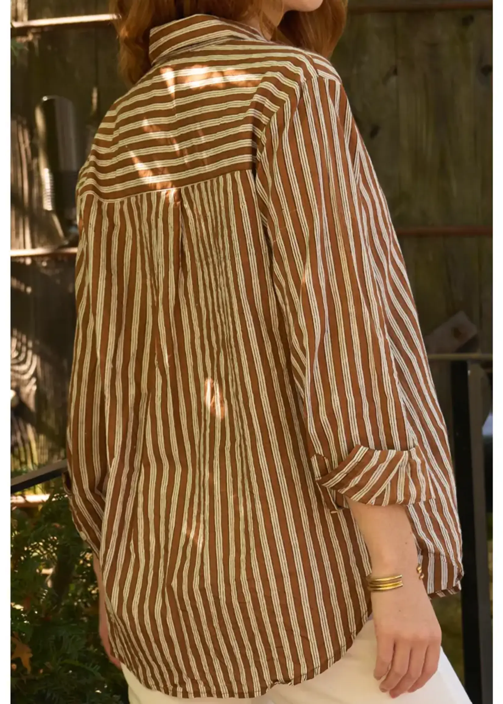 and for Good Good Boyfriend Shirt Tuscan Stripe