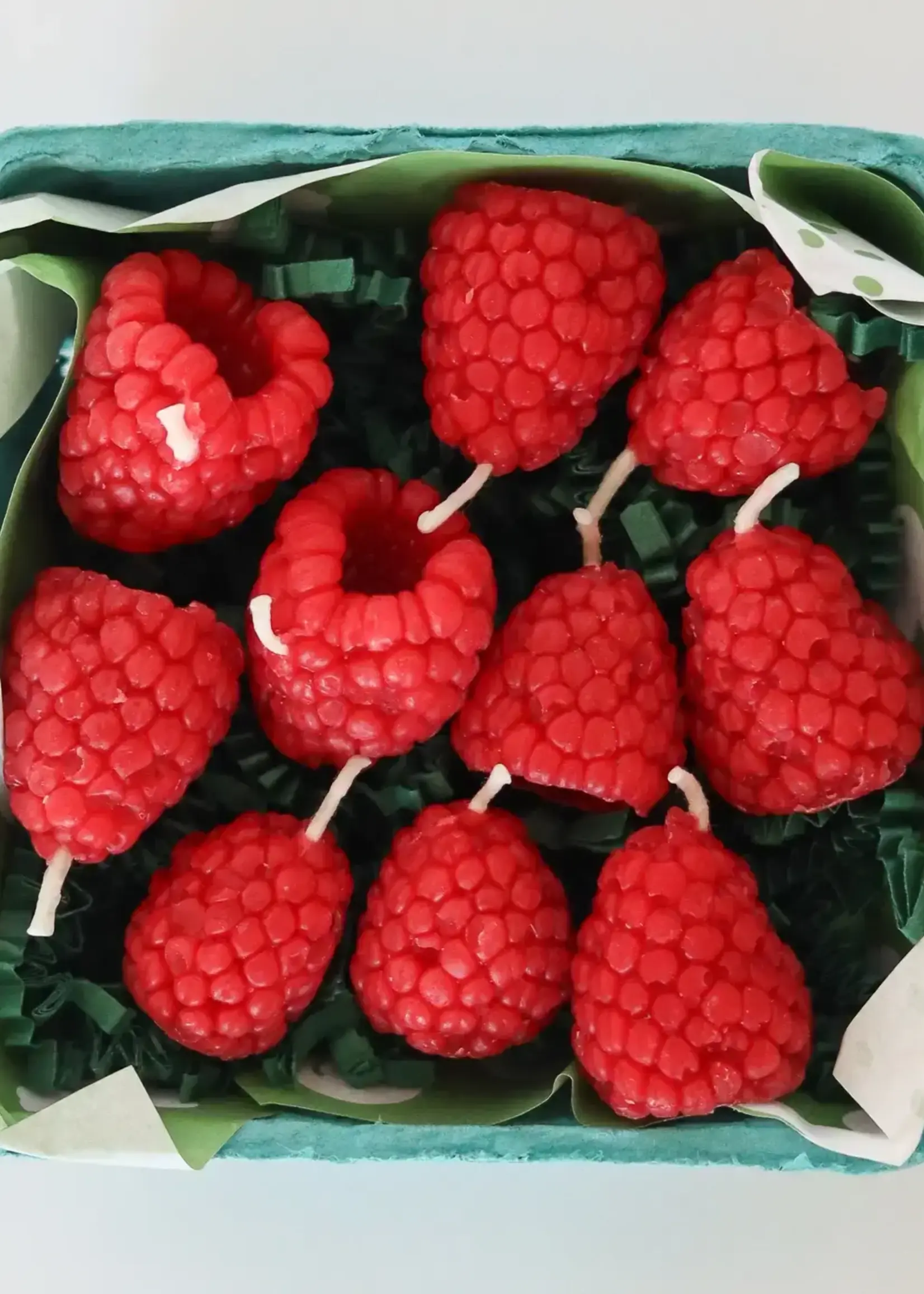 Happy Organics Rasberry Beeswax Birthday Candles
