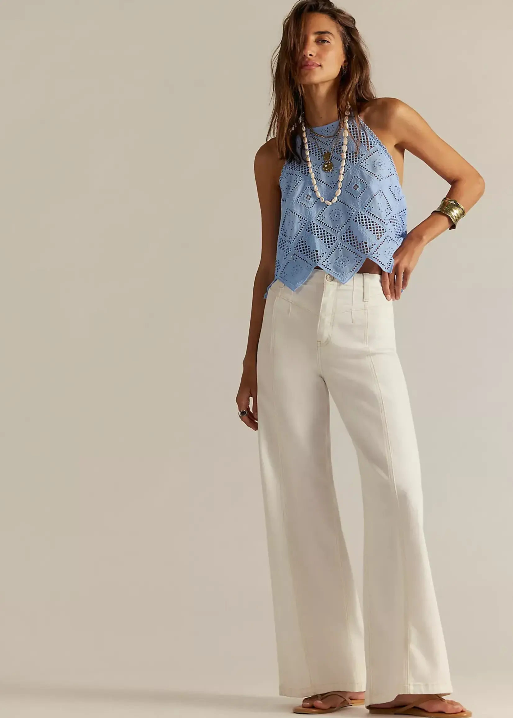 Free People Libre Wide Leg Island Lights