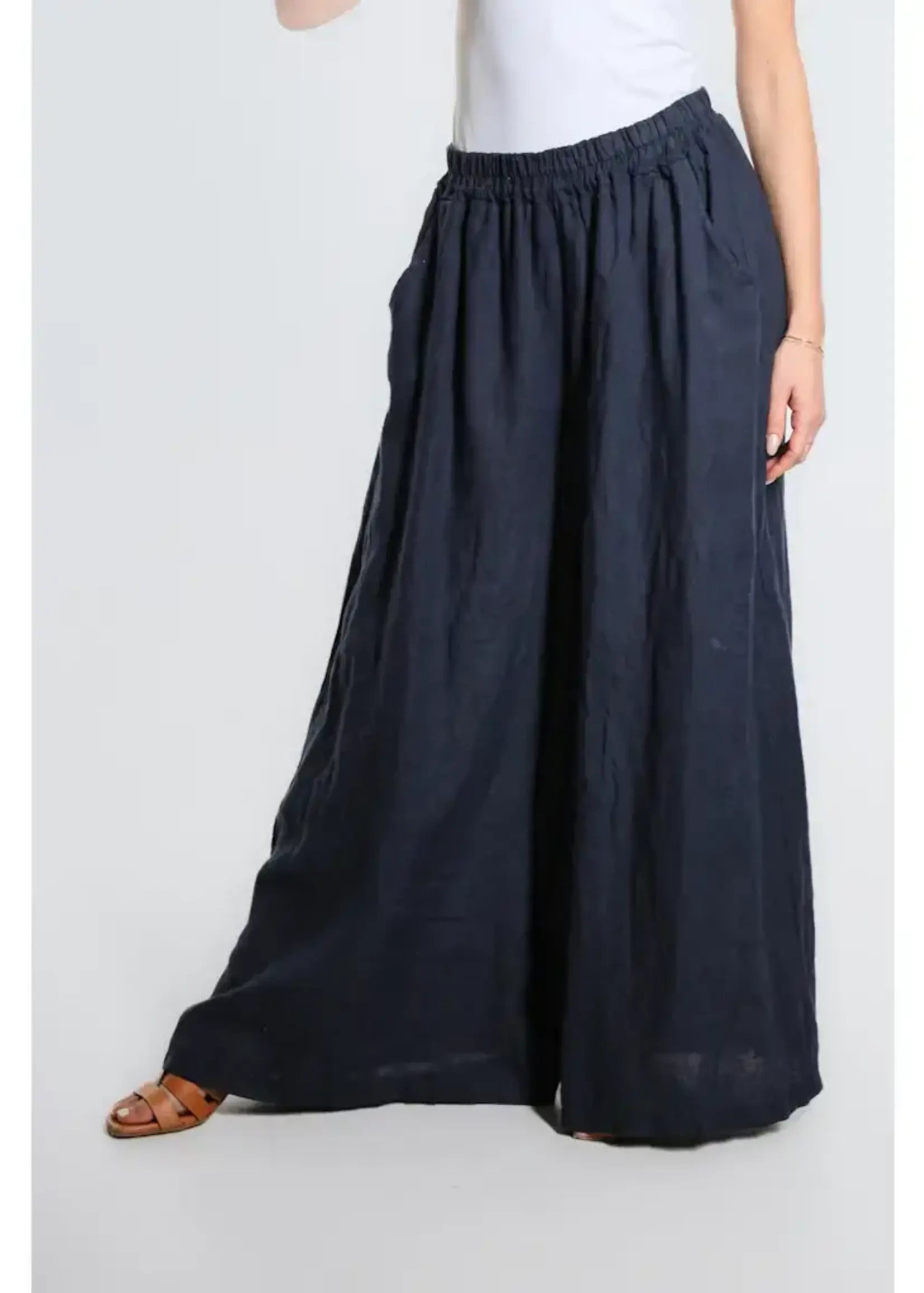 TINA Stephens Angelena Wide Leg Linen Pant