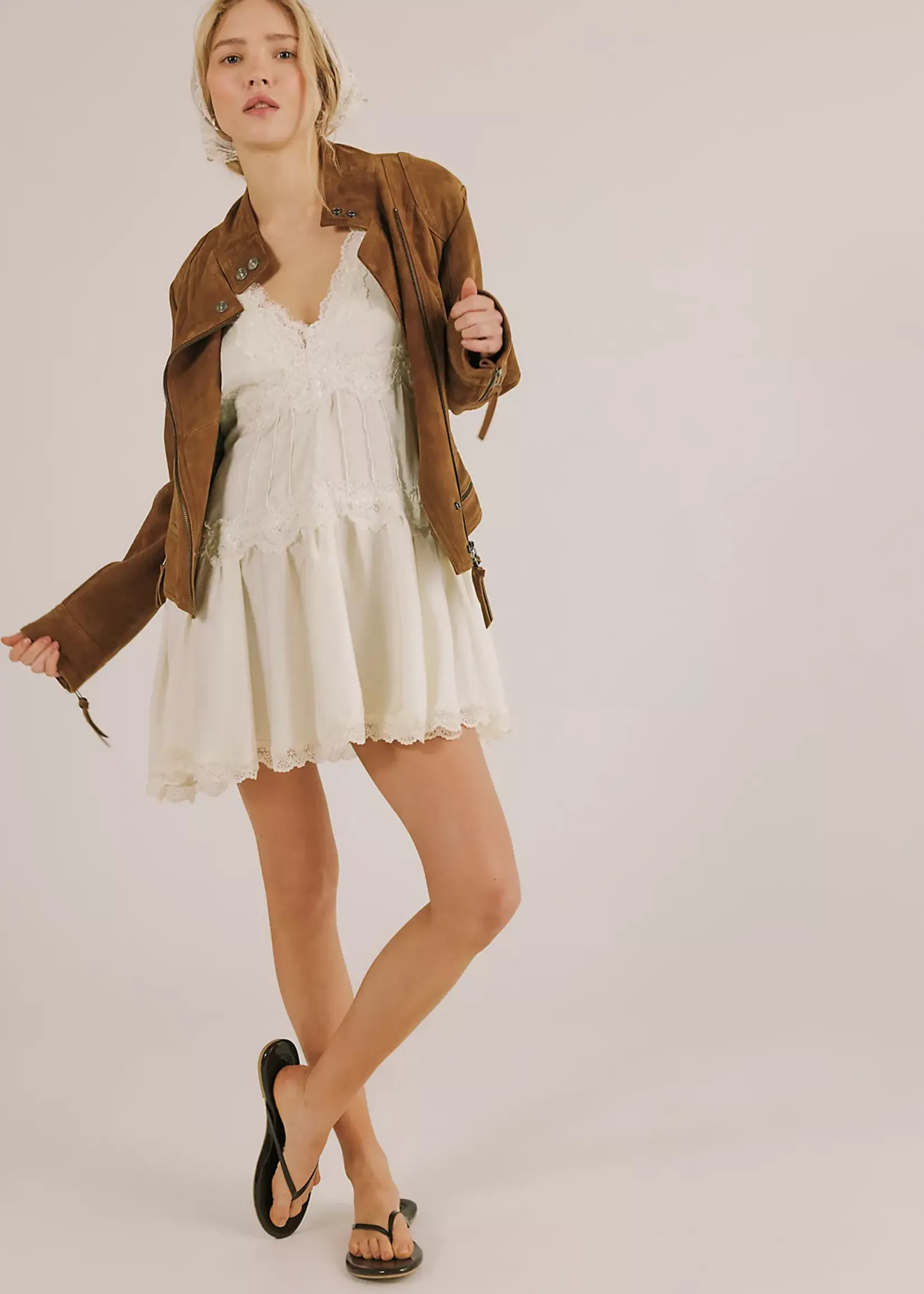 Free People In This Groove Mini Slip Tofu